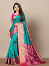 Anjaneya Sarees Ethnic Motifs Woven Design Zari Kanjeevaram Saree