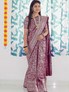 Anjaneya Sarees Ethnic Motifs Woven Design Zari Banarasi Saree