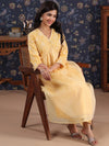 House of Pataudi Embroidered Anarkali Kurta With Palazzo