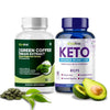 Nutrafirst Keto Fat Burner Supplement  with Green Coffee Capsules Combo
