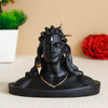 Ecraftindia Black Resin Handcrafted Adiyogi Shiva Statue for Car Dashboard | Lord Shiva Idol for Home