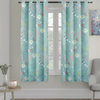 The Home Style Supersoft Printed Cotton Brushed Microfiber Eyelet Window Curtain 4x5 Feet  Grommet Curtain for Living Room