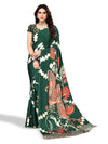 Fabmora Ethnic Motifs Printed Pure Crepe Saree