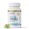 Inlife Fish Oil Omega 3 Fatty Acids Supplement 100mg Capsules - 60 Caps
