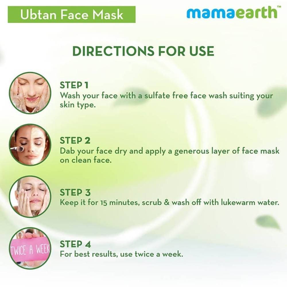 Mamaearth Ubtan Face Mask - Distacart