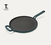 Ember TitaniumClad Ti-Enamel Cast Iron Tawa 27cm No-Season Rust-Proof