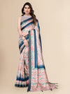 Fabmora Floral Printed Pure Silk Saree