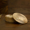 Ellementry Fleur D'Or Roti Box Casserole with Wooden Lid BPA Free Food Grade Handcrafted Chapati Box