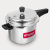Impex ECO 5 Litre Aluminium Induction Base Outer Lid Pressure Cooker Silver