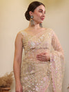House of Pataudi Sequence Embroidered Saree With Blouse
