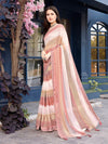 Satrani Leheriya Printed Georgette Leheriya Saree