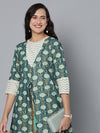 Here&now Women Ethnic Motifs Printed Kurta