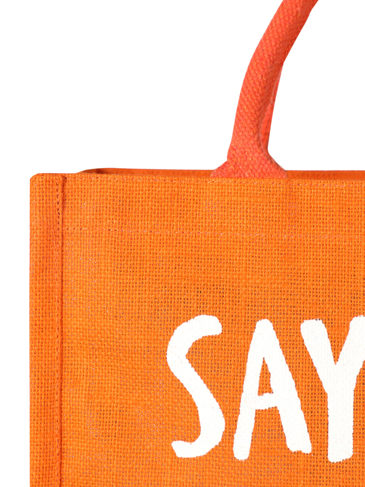 SAY NO 12X12 ZIPPER (B-199-ORANGE)