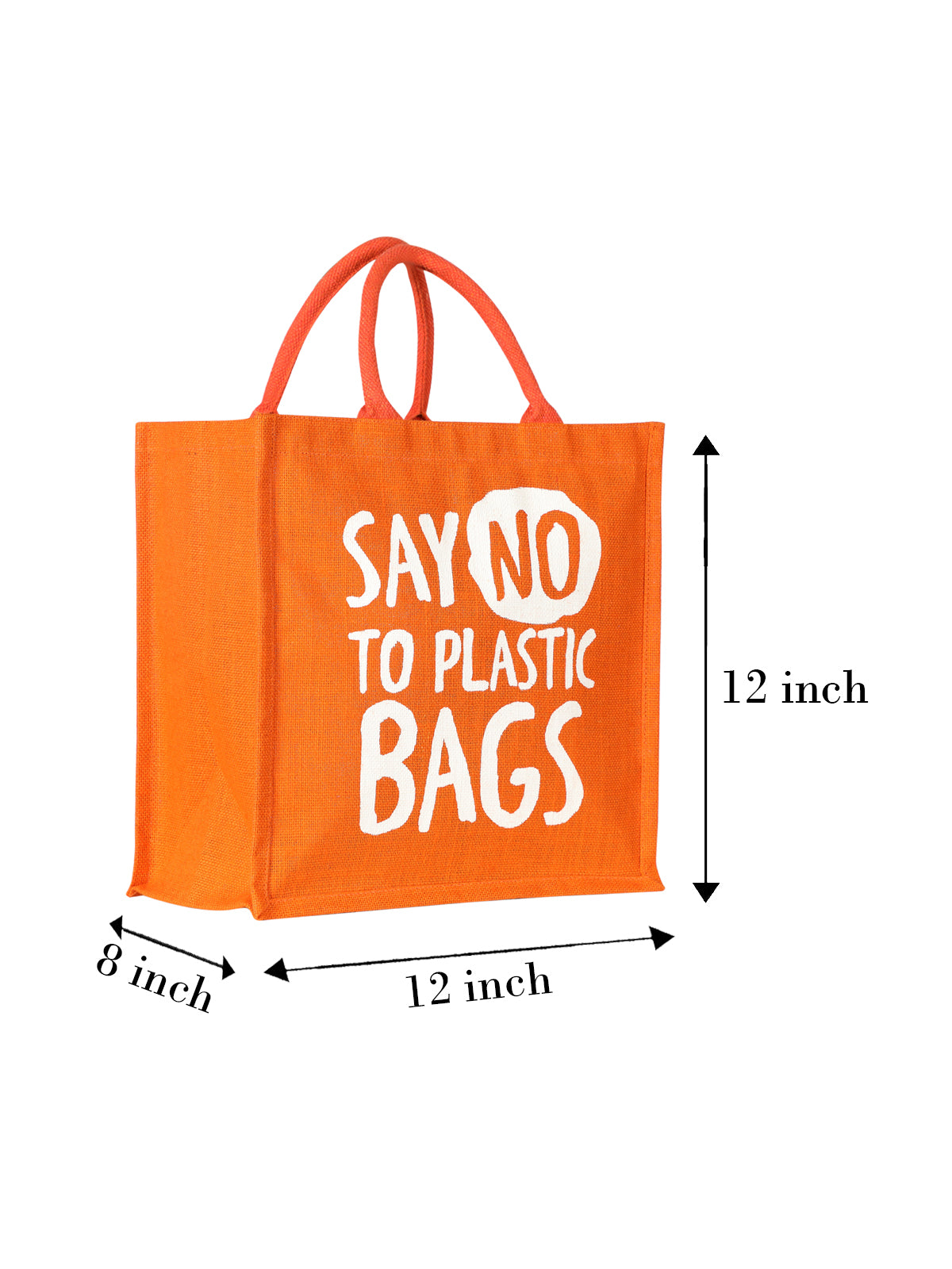 SAY NO 12X12 ZIPPER (B-199-ORANGE)