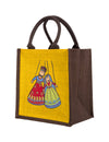 Jute Cottage Puppet Print Zipper Lunch