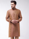 Vastramay Men Ethnic Motifs Woven Design Jacquard Kurta