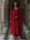 Anayna Women Panelled Kurta with Trousers & With Dupatta