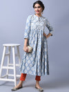 All about you Ethnic Motifs Printed Cotton A-Line Kurta