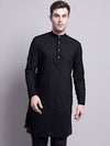 Jompers Mandarin Collar Embroidered Chikankari Cotton Kurta