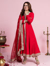 Urbanstree Parvati Anarkali Kurta with Pant & Dupatta (Set of 3)