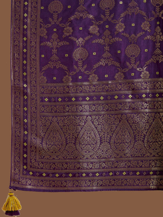 Libas Ethnic Motifs Woven Design Regular Kurta with Trousers & Dupatta