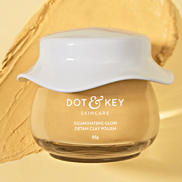 Dot & Key Illuminating Glow Detan Clay Mask 85 gms Swadesii