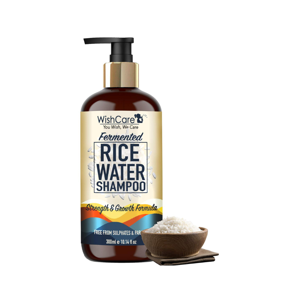 WishCare Fermented Rice Water Shampoo - 300 ml - Swadesii