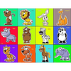 Fiddly Wooden Jigsaw Puzzle for Early Age Children Paperless Puzzle | Pack of 12 Zoo Animals