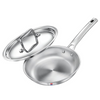 Prestige 20cm/1.0l Tri-ply Splendid Fry Pan With Stainless Steel Lid | Gas and Induction