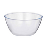 Borosil Basic Glass Mixing & Serving Bowls With Blue Lid | Microwave Safe Bowls | Set of 1 | 1.3 Litres