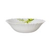 Larah by Borosil Opalware Floral Bowl | Set of 2 | White