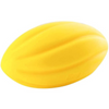 Pet Needs Squeaky Interactive Fetch Floating Rugby Toy for Small Puppy | Yellow | Small