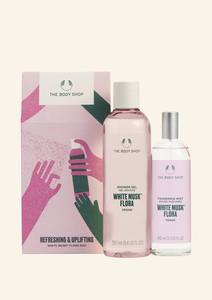 The Body Shop Refreshing Uplifting White Musk Flora Duo Pc