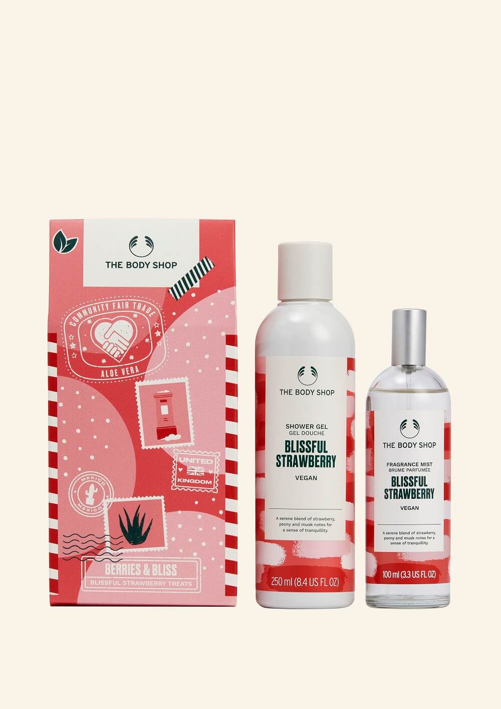 The Body Shop Berries And Bliss Blissful Strawberry Treats Pc
