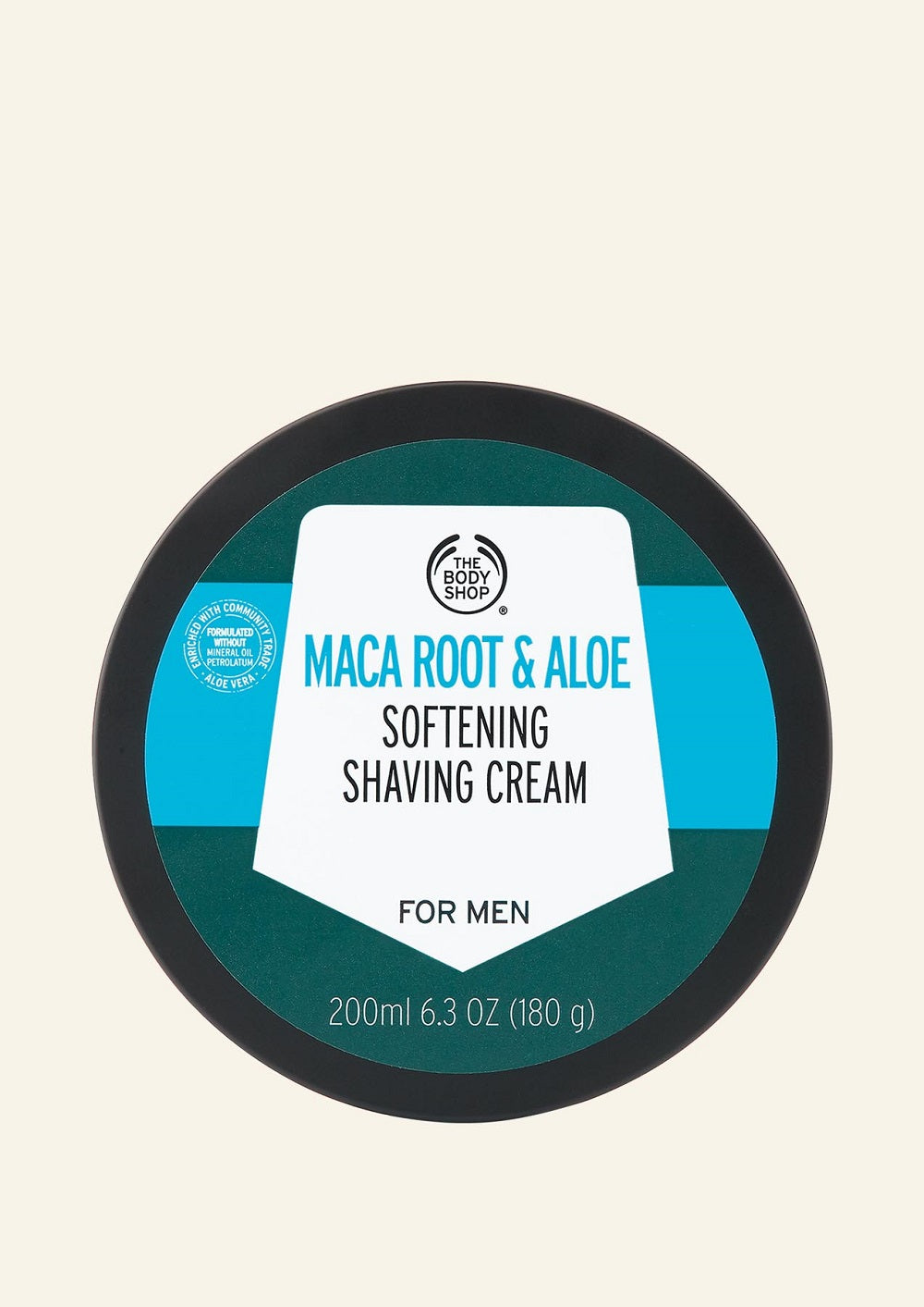 The Body Shop Maca Root & Aloe Softening Shaving Cream For Men - 200 m