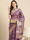 Silk Land Woven Design Zari Banarasi Saree