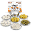 Kraft Cookware Multi Kadai with 6 Plates