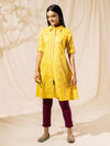 Likha Yellow Printed Kurta LIKKUR64 - M