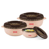 Milton Utsav Insulated Stainless Steel Casserole with Glass Lid