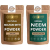 Ayur Blessing Multani Mitti And Neem Leaf Powder Combo