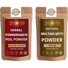Ayur Blessing Pomegranate Peel And Multani Mitti Powder Combo