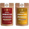 Ayur Blessing Hibiscus And Lemon Peel Powder Combo
