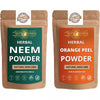 Ayur Blessing Neem Leaf And Orange Peel Powder Combo