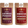 Ayur Blessing Licorice And Hibiscus Powder Combo