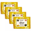 Meghdoot Lemon Body Wash Soap - 125 gms (Pack of 4)