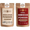 Ayur Blessing Chandan and Hibiscus Powder Combo