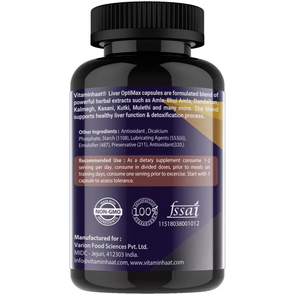 Vitaminhaat Livo Optimax Capsules - 60 caps - Swadesii