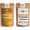 Ayur Blessing Lemon Peel And Bentonite Clay Powder Combo