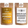 Ayur Blessing Lemon Peel And Kaolin Clay Powder Combo