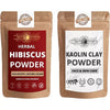 Ayur Blessing Hibiscus And Kaolin Clay Powder Combo